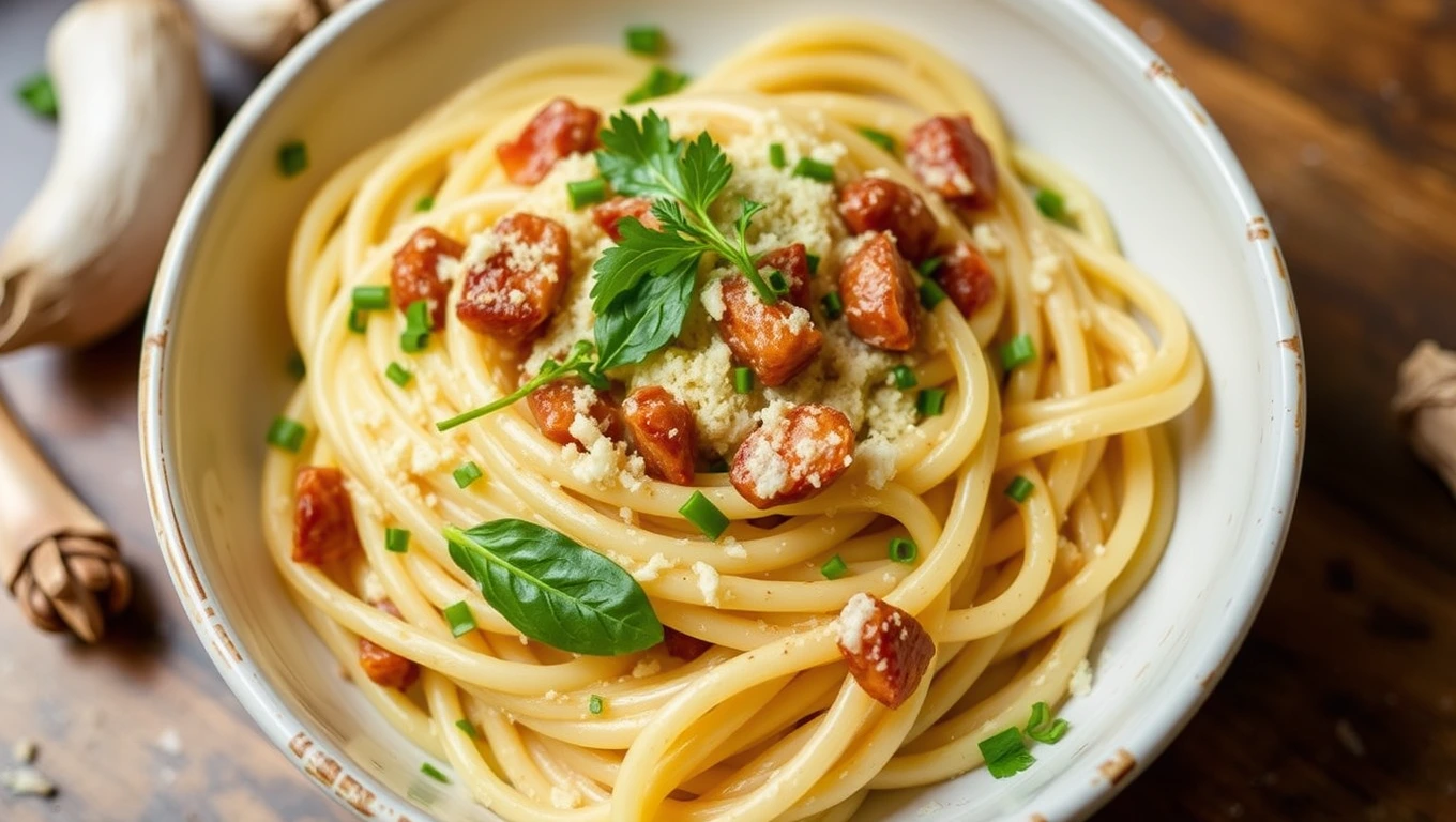 garlic butter pasta