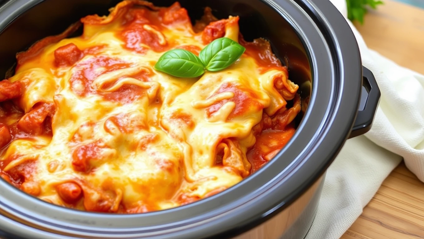 Crock Pot Lasagna