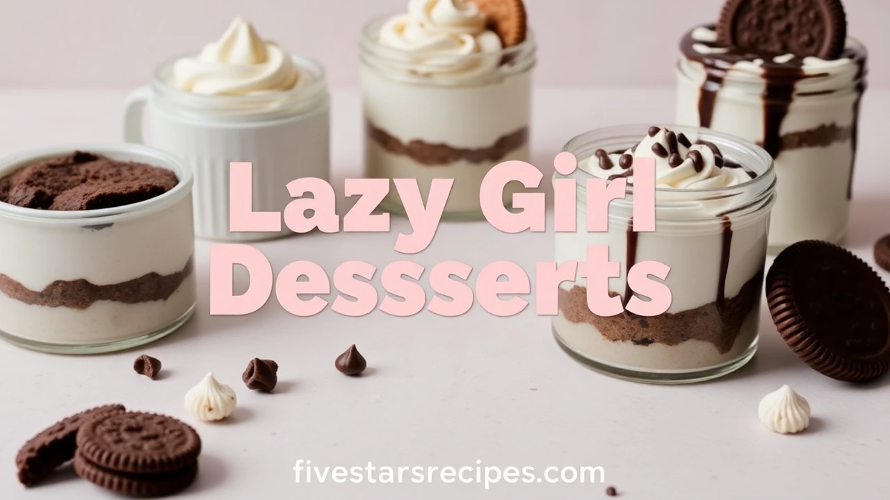 Lazy Girl Desserts